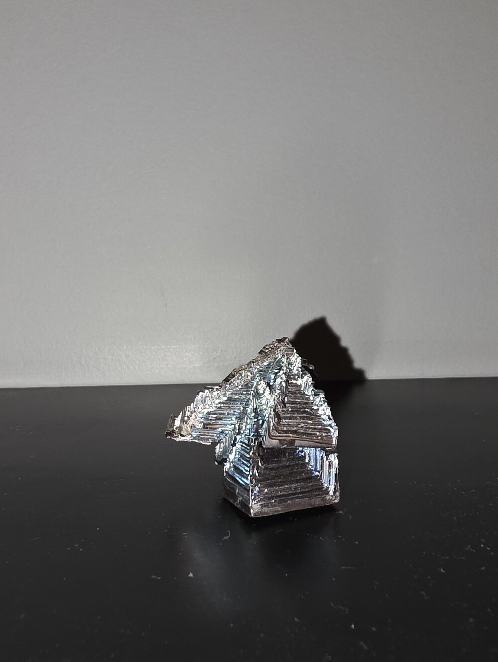Iridescent Metallic Bismuth Crystal 38g